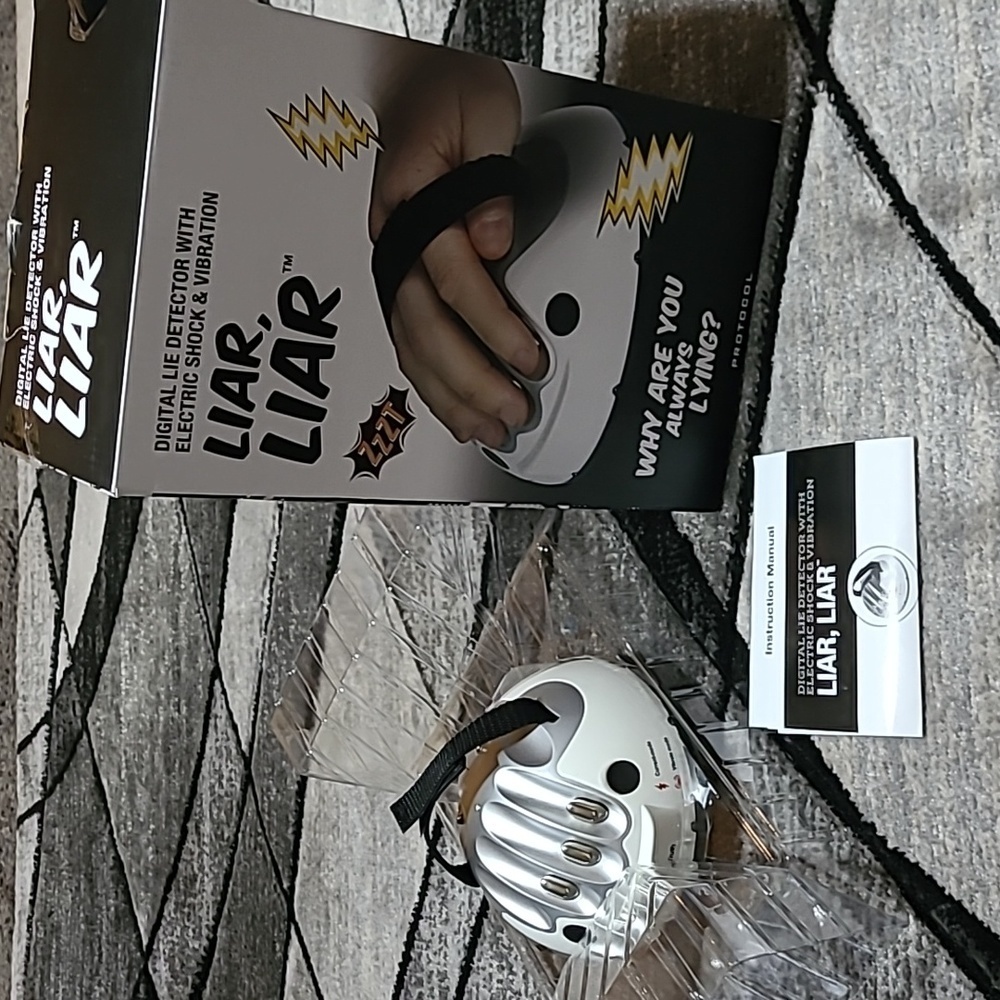 DIGITAL LIE DETECTOR ELECTRIC SHOCK & VIBRATION LIAR LIAR